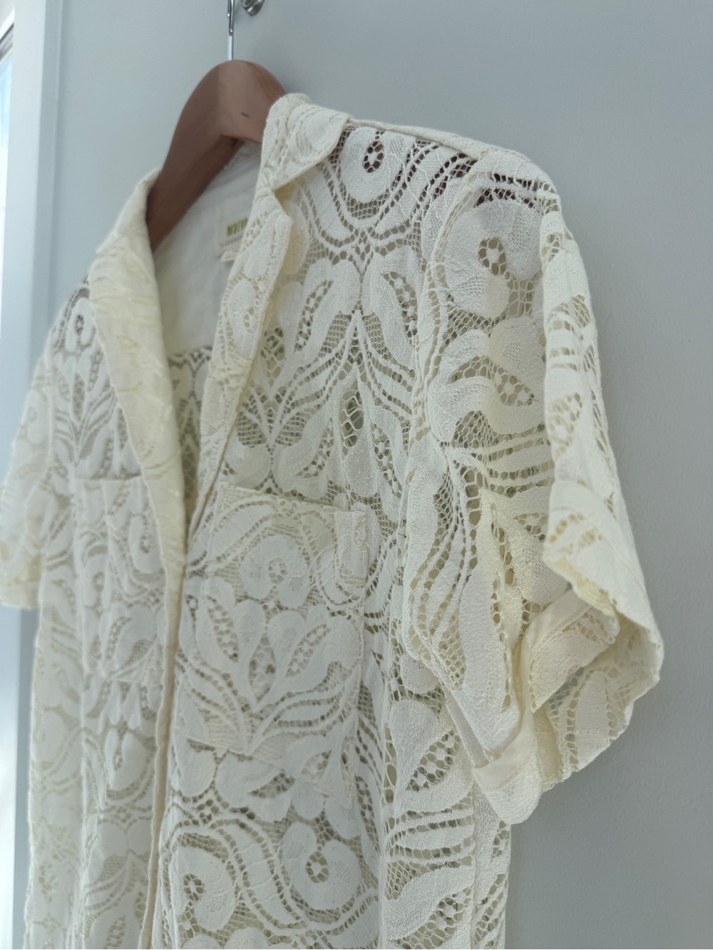Anthropologie Maeve Lace Surf Shirt - Picture 6 of 9